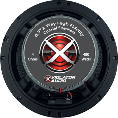 Violator Audio VA-652 6.5" Coaxial Speakers (pair)