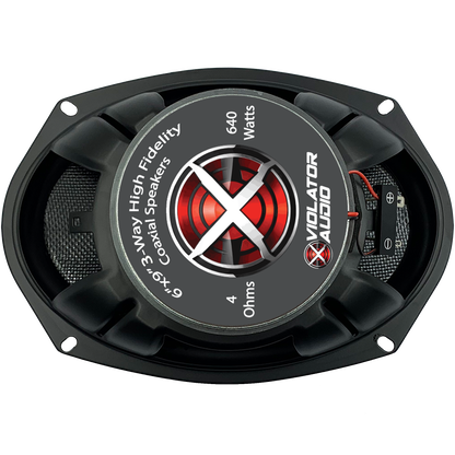 Violator Audio VA-693 6"x9" Coaxial Speakers (pair)