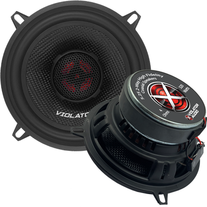 Violator Audio VA-5252 5.25" Coaxial Speakers (pair)