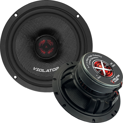 Violator Audio VA-652 6.5" Coaxial Speakers (pair)